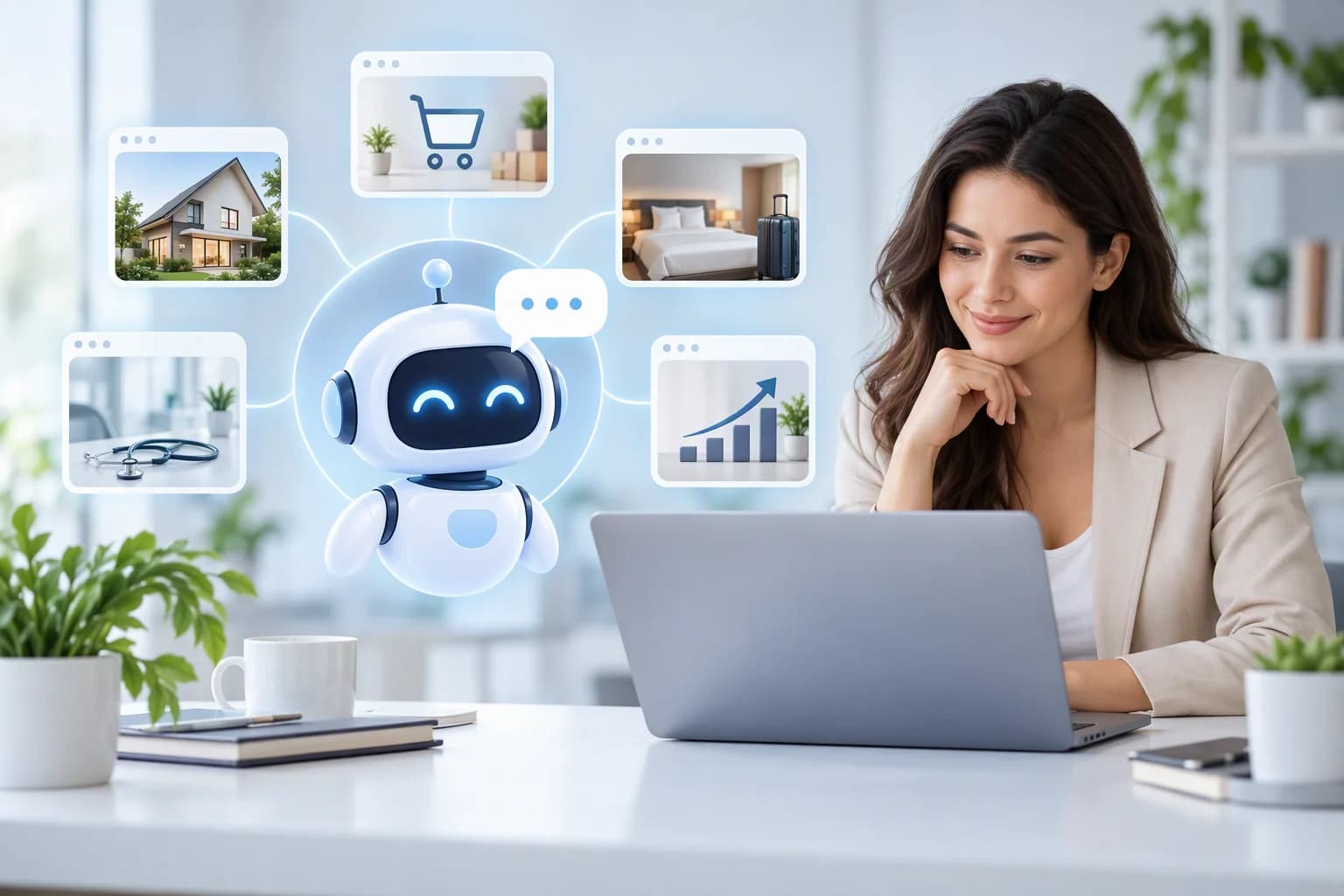 AI Chat Agent for Website Selection by Business Need